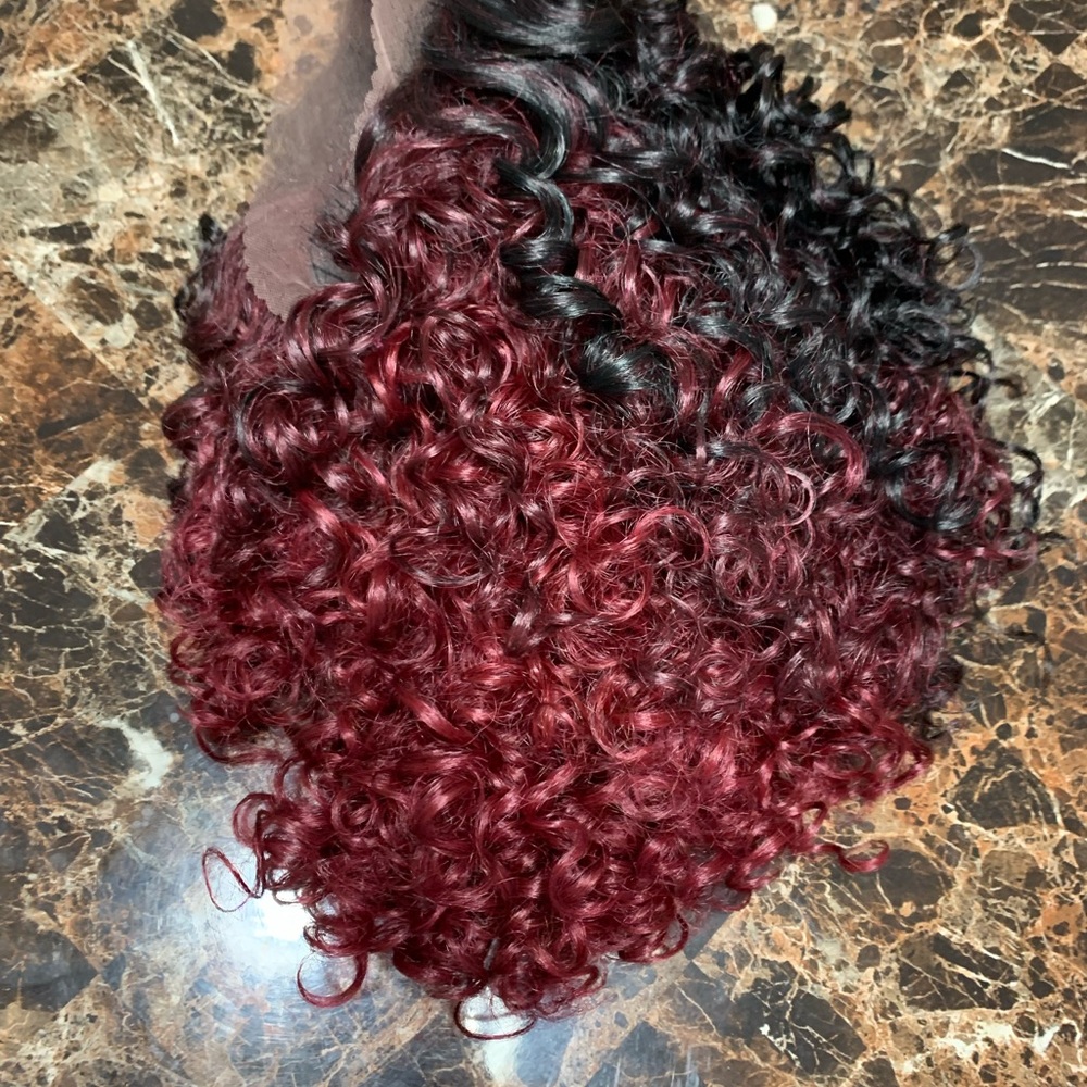 COPY - Short curly lace front wig - Picture 4 of 4